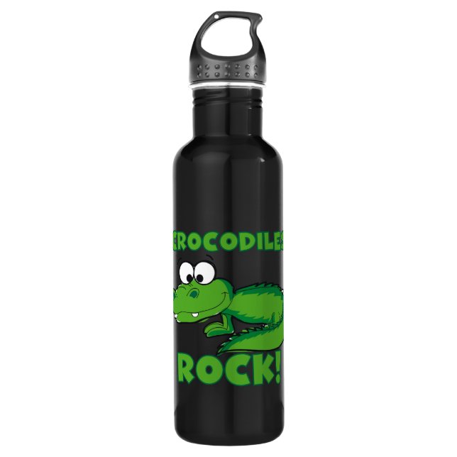 Crocodiles Rock 710 Ml Water Bottle (Front)