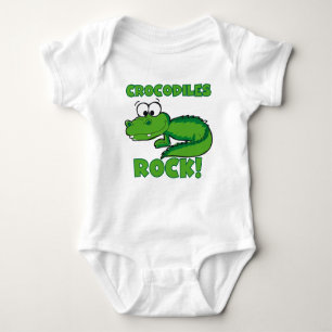 Crocodiles Rock Baby Bodysuit