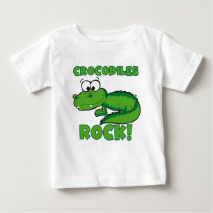 Crocodiles Rock Baby T-Shirt