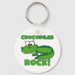 Crocodiles Rock Key Ring