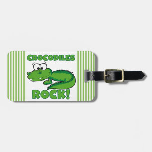 Crocodiles Rock Luggage Tag