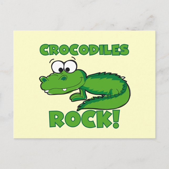Crocodiles Rock Postcard (Front)