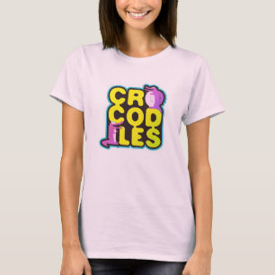 Crocodiles with two happy crocs - vivid T-Shirt