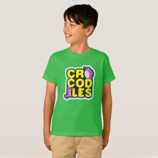 Crocodiles with two happy crocs - vivid T-Shirt