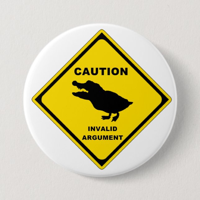 Crocoduck 7.5 Cm Round Badge (Front)