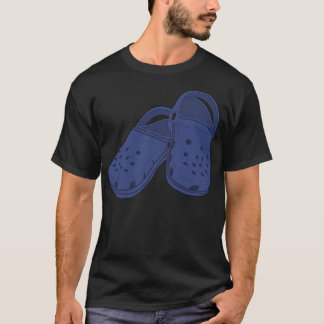 Crocs shoe Pair cerulean blue Classic T-Shirt