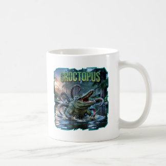 Croctopus Photographic – Crocodile Octopus Scary Coffee Mug