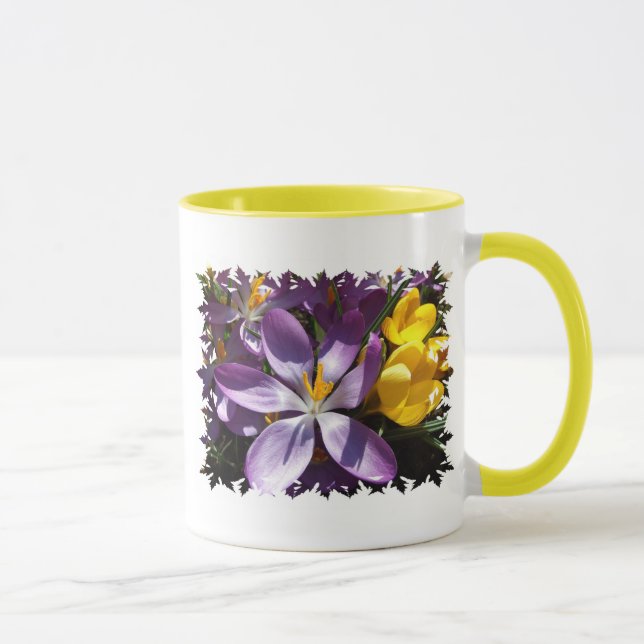 Crocus Colours Coffee Mug (Right)