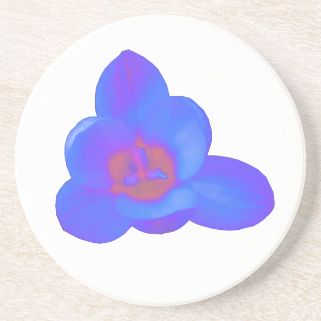 Crocus Flower Hot and Cold Coasters (Front)
