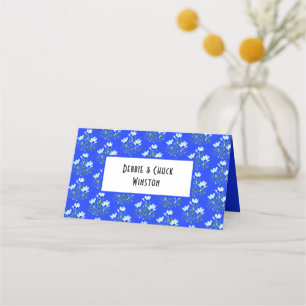 Crocus Flowers Place Card Tent