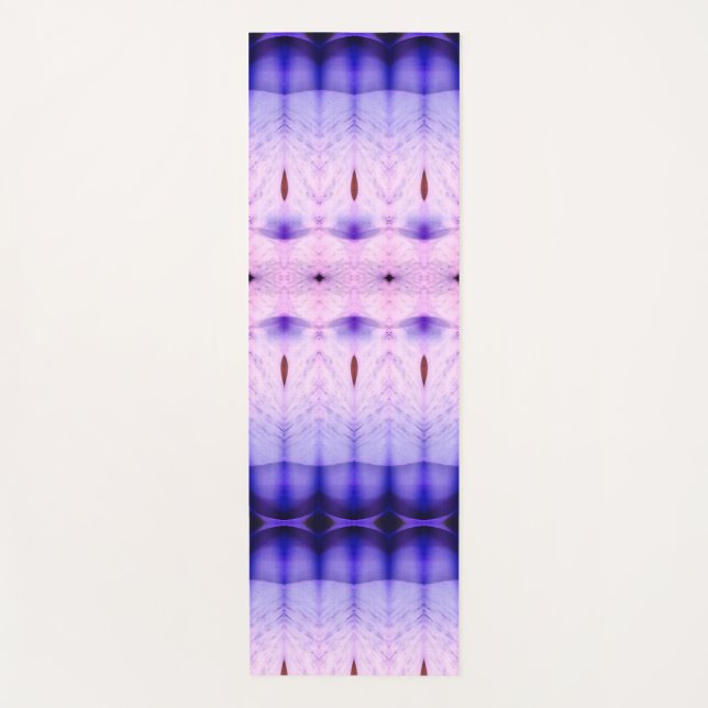 Crocus Ikat 6 Sangria Yoga Mat (Front)