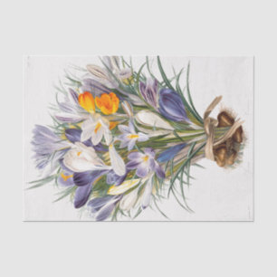 Crocus Spring Flower Floral Art Tissue Paper