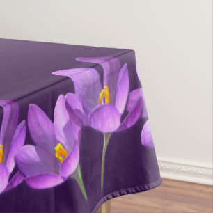Crocus Tablecloth Easter Flowers Crocus Tablecloth