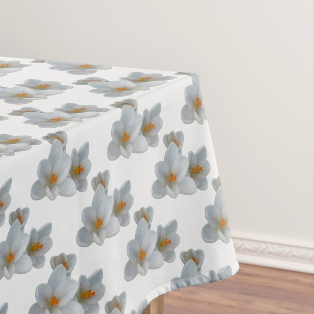 Crocus Tablecloth Easter Flowers Crocus Tablecloth (In Situ)