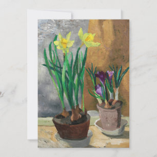 Crocuses and Daffodils in Pots Christopher Wood