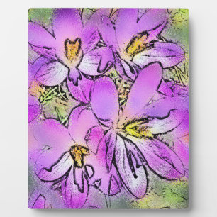 CROCUSES PLAQUE