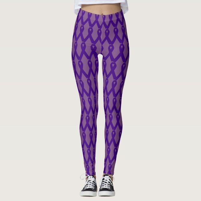 Crohn's / Colitis  Custom Leggings (Front)