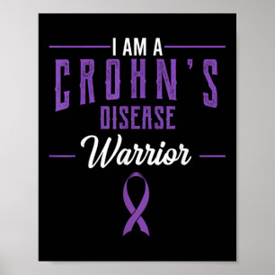 Crohns Disease Awareness Regional Enteritis Suppor Poster