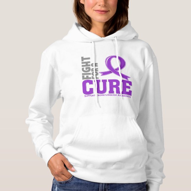 Crohn's Disease Fight For A Cure Hoodie (Front)