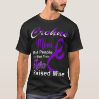 Crohn's Disease Support For Mum Purple Ribbon Moth