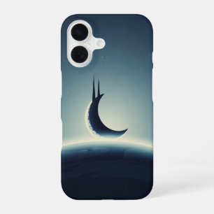 Croissant au-dessus de l’Horizon Vintage iPhone 16 Case
