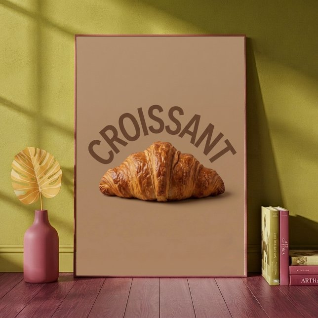 Croissant Bakery Pastry Art Cosy Kitchen Cafe Poster (Creator Uploaded)