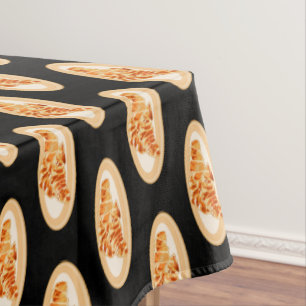 Croissant cartoon illustration  tablecloth