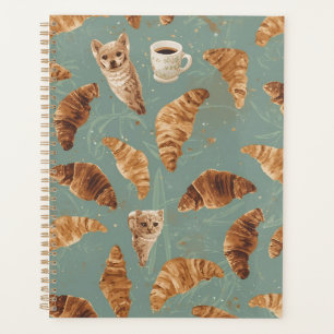Croissant Crawl Cats, Coffee & French Bakery Chaos Planner