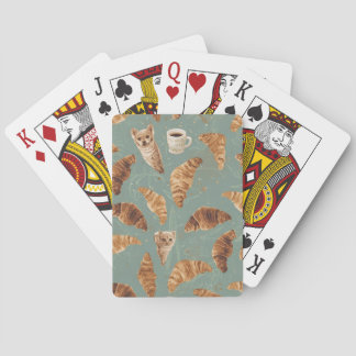Croissant Crawl Cats, Coffee & French Planner Playing Cards