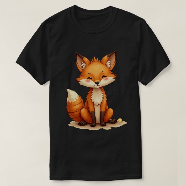 Croissant Fox T-Shirt (Design Front)