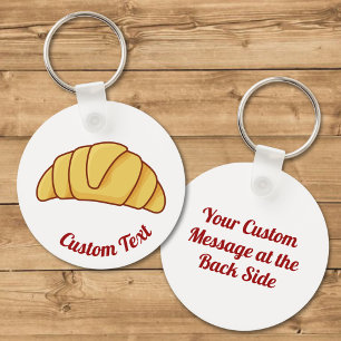 Croissant Keychain