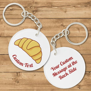Croissant Keychain