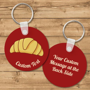 Croissant Keychain