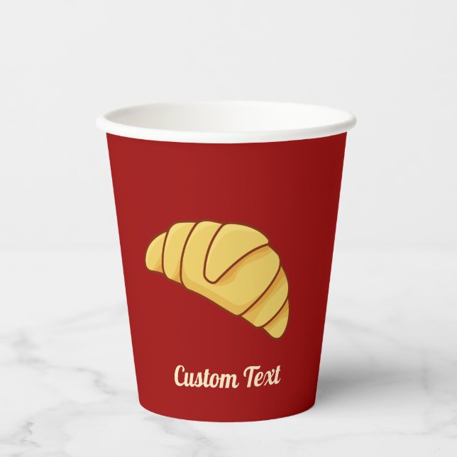 Croissant Paper Cups (Front)