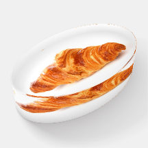 Croissant paperweight, fun pastry food