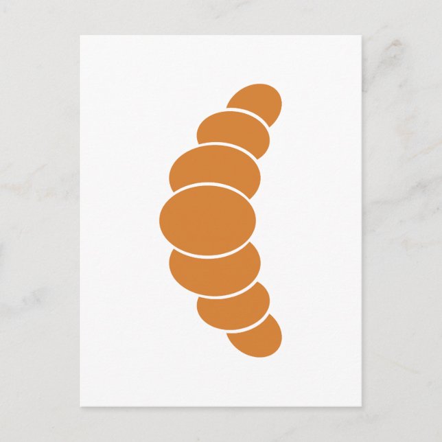 Croissant Postcard (Front)