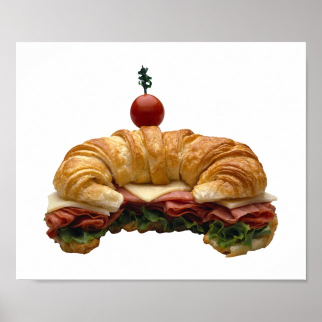 Croissant Sandwich Poster (Front)