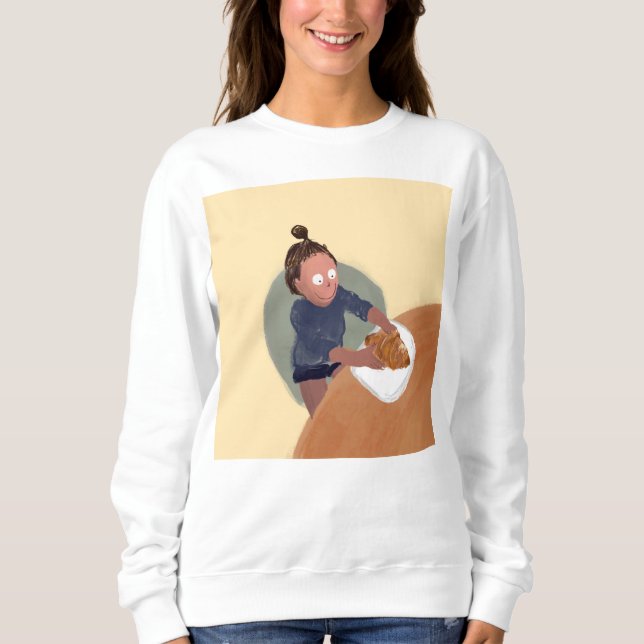 Croissant time sweatshirt (Front)