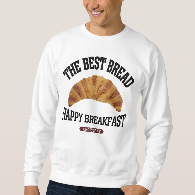 croissant (vintage) sweatshirt (Front)