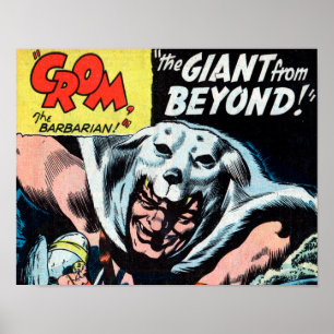 Crom and the Gian from Beyond Art Print #1