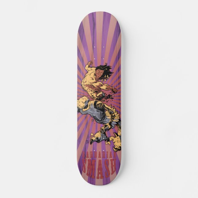 Crom the Gnarbarian Skateboard (Front)