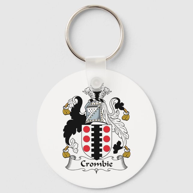 Crombie Family Crest Key Ring (Front)