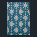 Cromwell Carpet Modern Persian Pattern Tea Towel<br><div class="desc">Decorate your kitchen with this hand drawn modern carpet pattern towel. Makes a great housewarming or wedding gift! 
You can customise it and add text too.
Check my shop for lots more colours and patterns plus matching items for your home!</div>