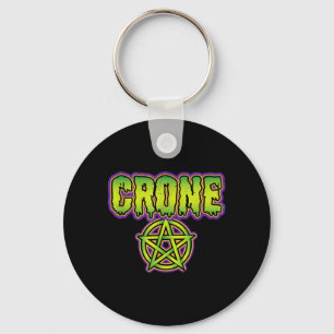 Crone Symbol T- Shirt Key Ring