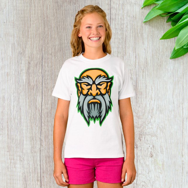 Cronos Greek God Grey Beard T-Shirt (Creator Uploaded)