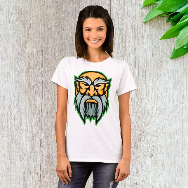 Cronos Greek God Grey Beard T-Shirt (Creator Uploaded)