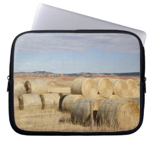 Crook County, Hay Bales 2 Laptop Sleeve