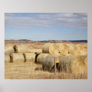 Crook County, Hay Bales 2 Poster