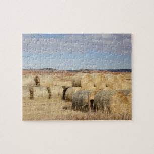 Crook County, Hay Bales Jigsaw Puzzle