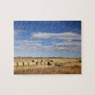 Crook County, Hay Bales Jigsaw Puzzle